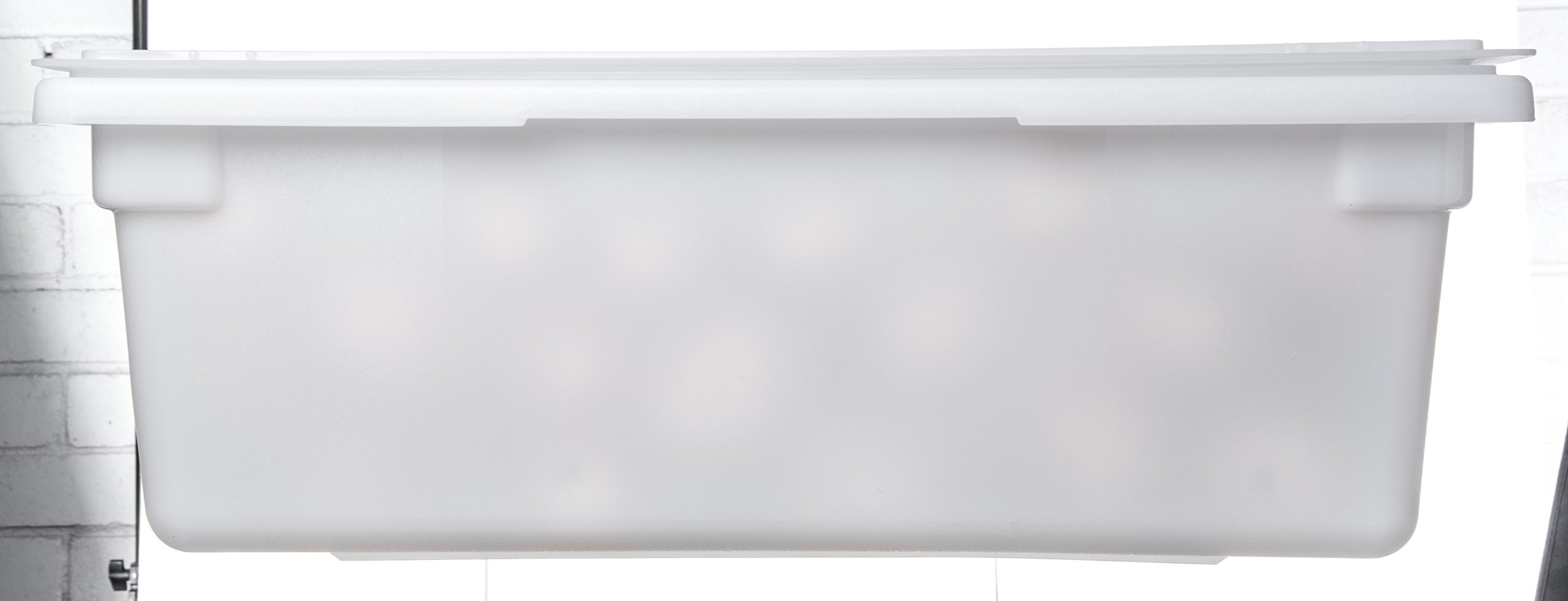 Carlisle 10642–02 12,50 Liter Kapazität, 66 cm Länge x 45,7 cm Breite x 22,9 cm Höhe, weiß Farbe, Polyethylen-storplus Food Box