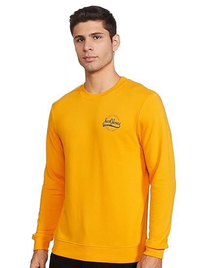 Men's Cotton Blend Crew Neck Sweatshirt