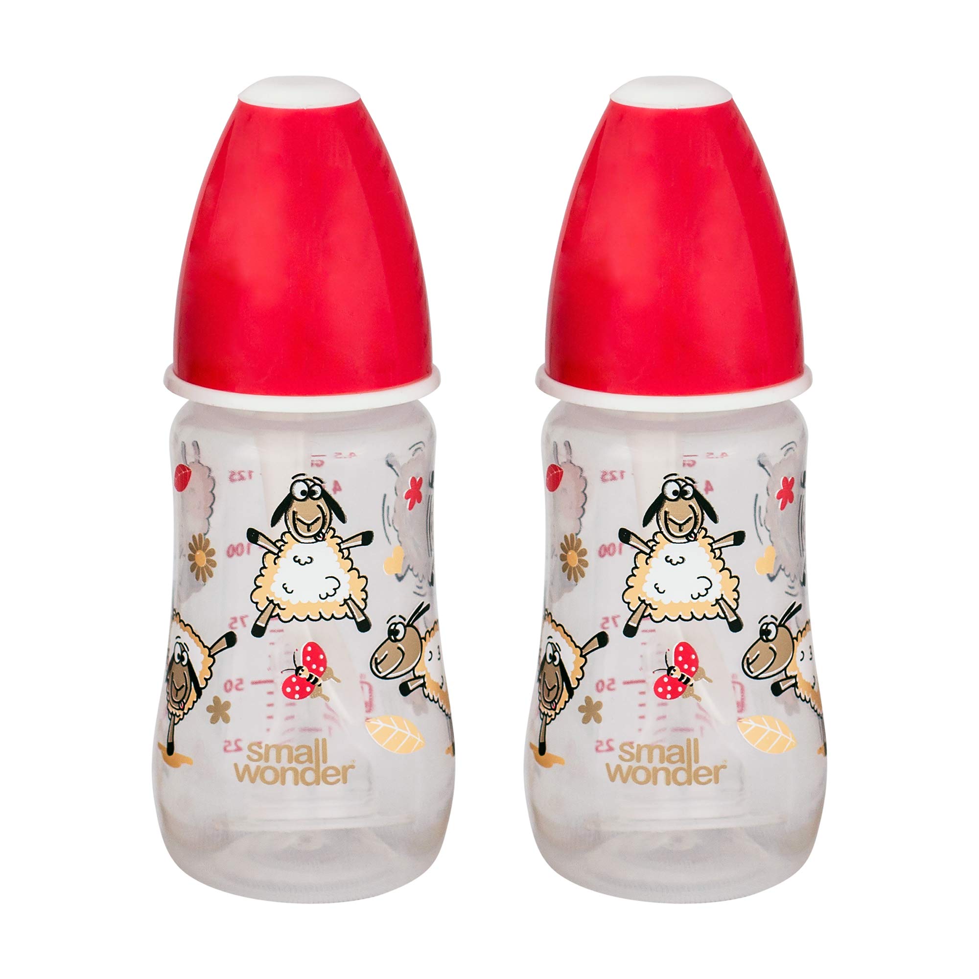 Small Wonder Baby Feeding Bottle Candy (Red, 125ML - Pack of 2)-picture-37
