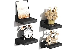 SRIWATANA Small Square Floating Shelves Wall Mounted