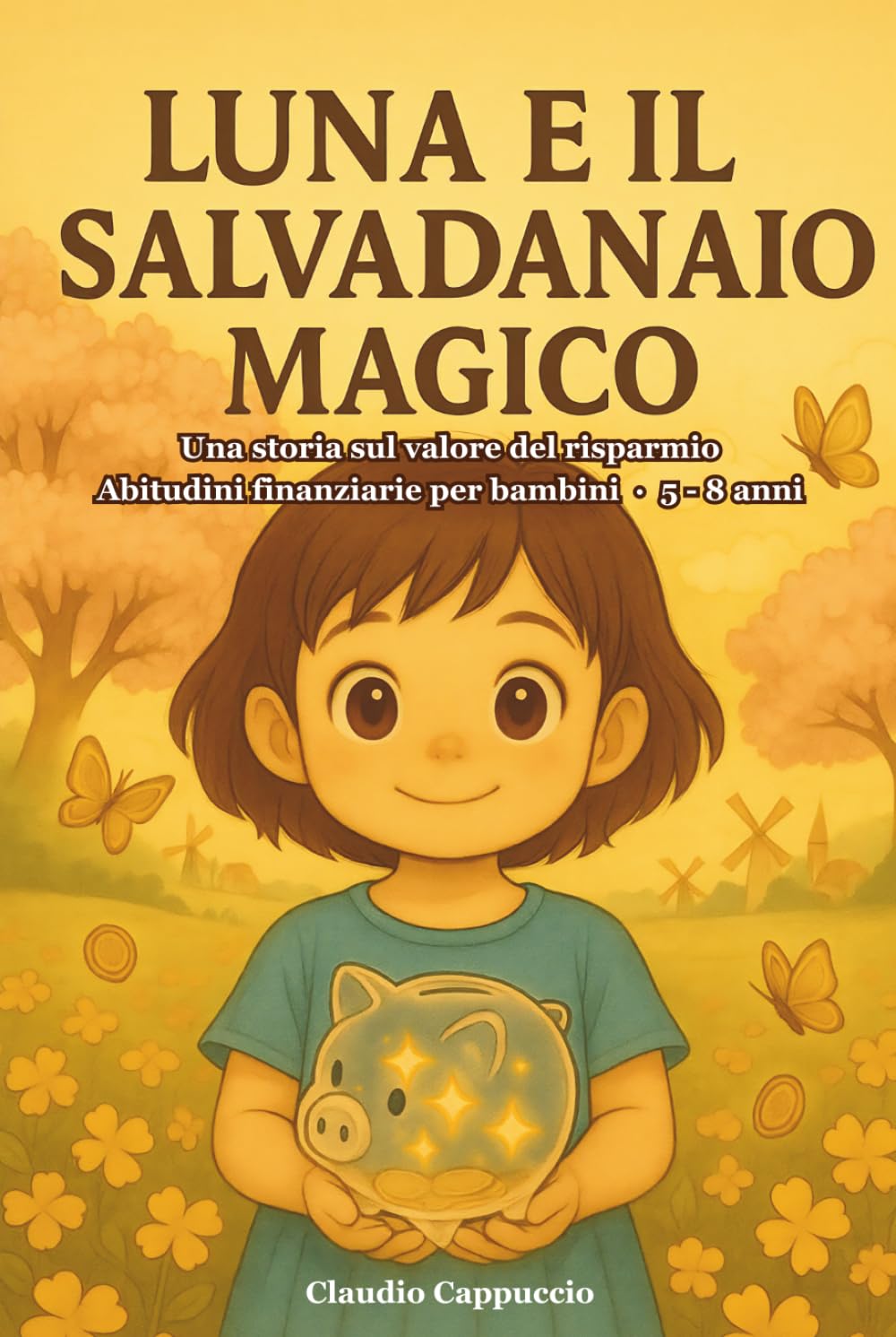 Luna e il salvadanaio magico: Un libro illustrato per insegnare ai bambini il valore dei soldi, del risparmio e della pazienza — con giochi e attività interattive (Luna Learns Money)
