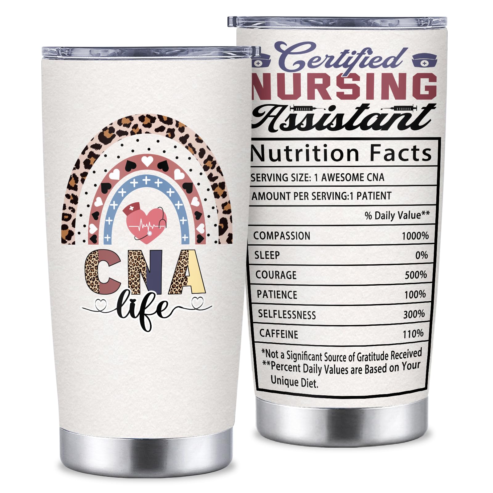 Ubdaycup CNA Gifts Tumbler, Certified Nursing Assistant Gift for Women Birthday Christmas, CNA Appreciation Gifts for CNA Week