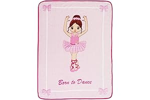 Dance into Delight with EVERYDAY KIDS' Ballerina Blanket and Pillow Set