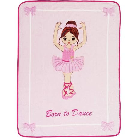 Dance into Delight with EVERYDAY KIDS' Ballerina Blanket and Pillow Set