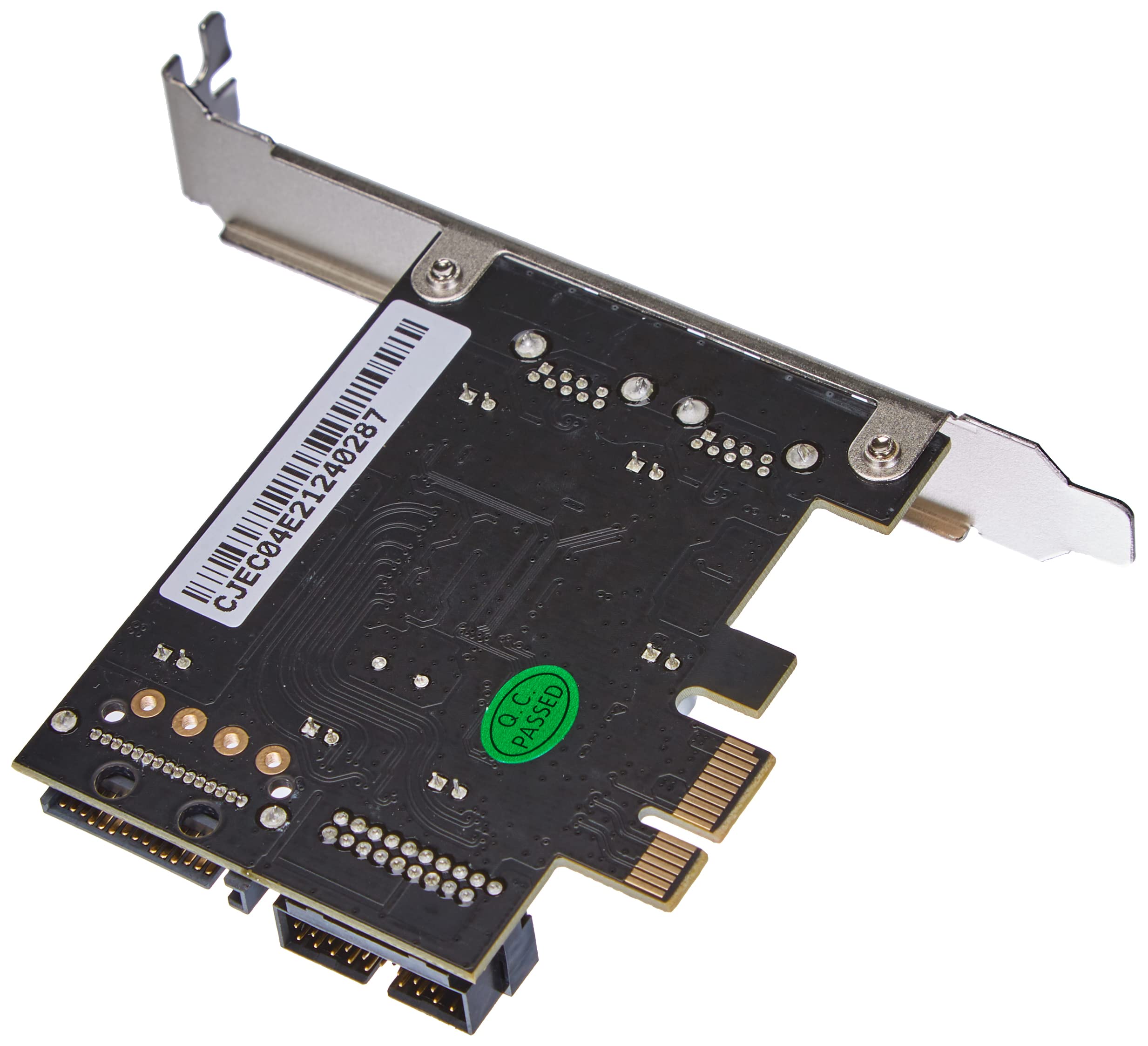 SilverStone SST-EC04-E - Karta Rozszerzeń PCI-E Z USB 3.0, 15-Pinowe Złącze Zasilania SATA, 1 x 20-Pin Wewnętrzny + 2 x Zewnętrzne Porty (Typ A)