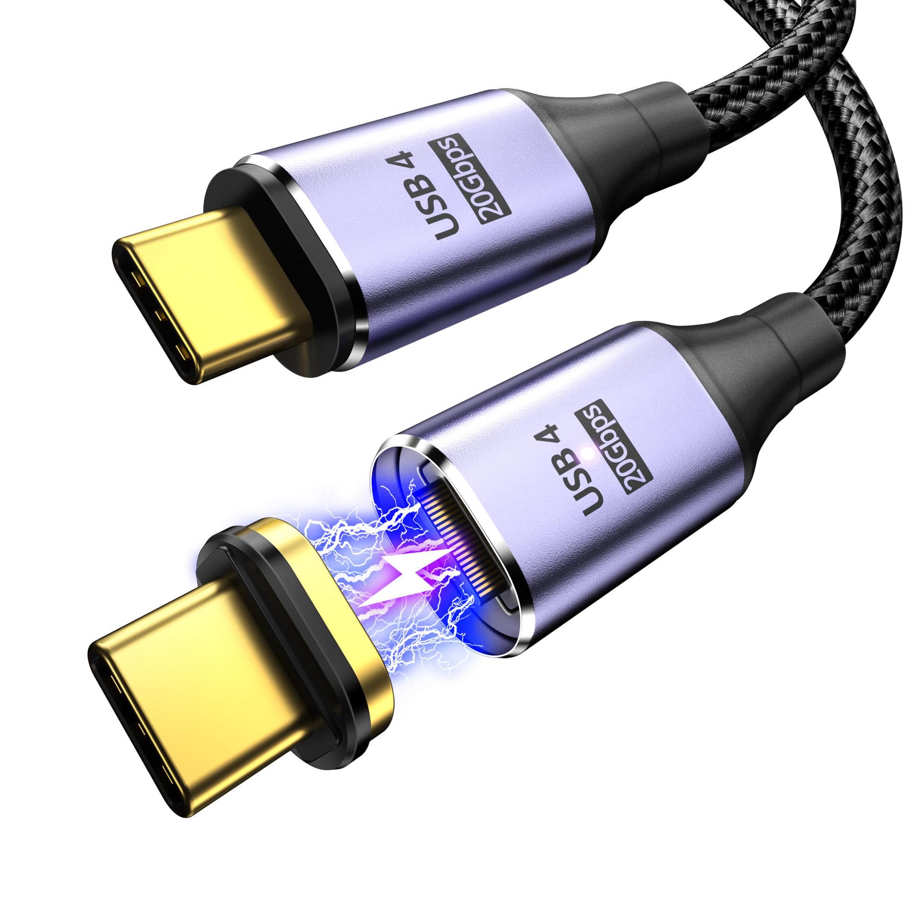 Verilux® Magnetic USB C Charging Cable 6.6Ft, 100W USB Type C PD Fast Charging Cord, 20Gbps Data Transfer, 8K@60 Hz Video Output, Compatible for MacBook Pro/Air Type C Phones, More USB-C Devices (B0CHVF19S7) Amazon Price History, Amazon Price Tracker