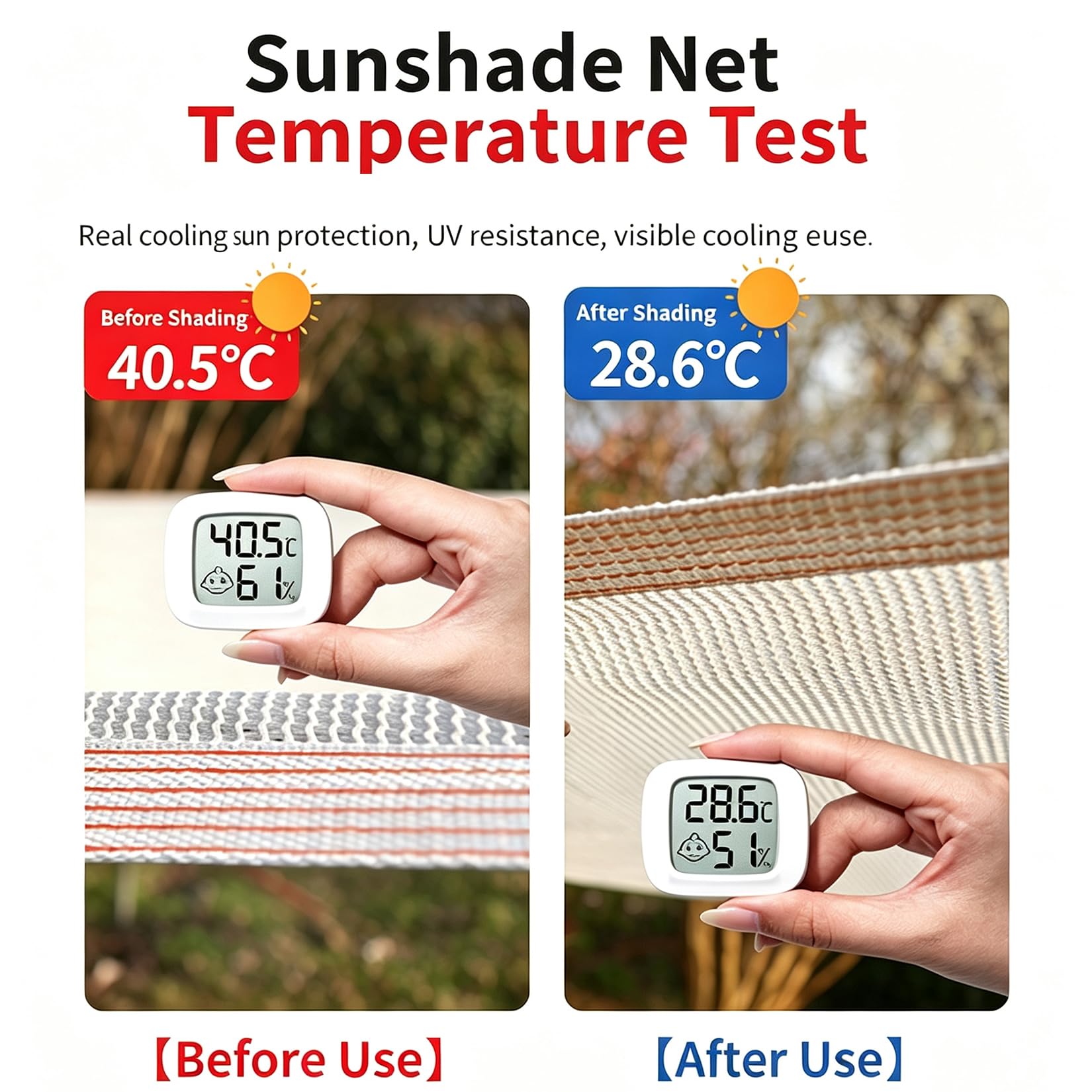 Telo Ombreggiante HDPE Bianco 90% UV Tenda da Sole Traspirante per Esterni | 4.5x6m Vela Ombreggiante con Occhielli Rettangolare Telo Parasole Tessuto per Piscina Campeggio Giardino cortile feste