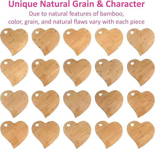 Miniatura 5 de Tabla de charcutería en forma de corazón – Tabla de charcutería de corazón, tabla de chautierre, tabla de cortar de pechuga, plato de carne y queso,