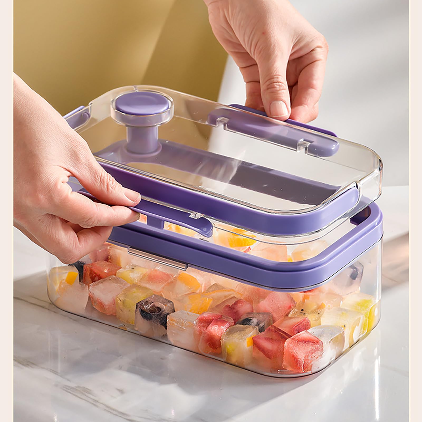 Stampo per cubetti di ghiaccio, vassoio per il ghiaccio riutilizzabile sicuro per stampi fai da te Stampi per dolci per alimenti(verde