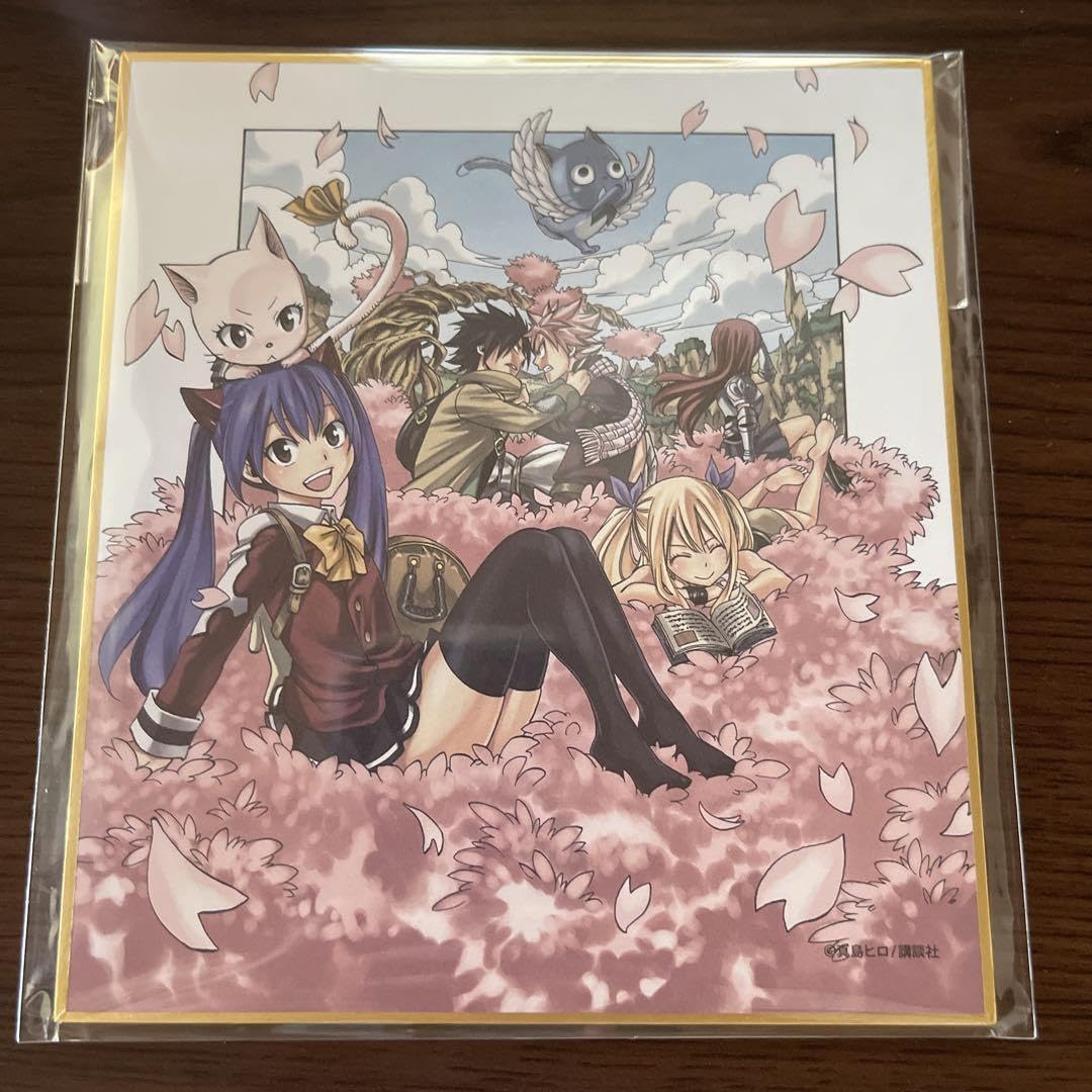 Amazon.co.jp: FAIRYTAIL 版画展 RISE 集合 ミニ色紙 真島ヒロ