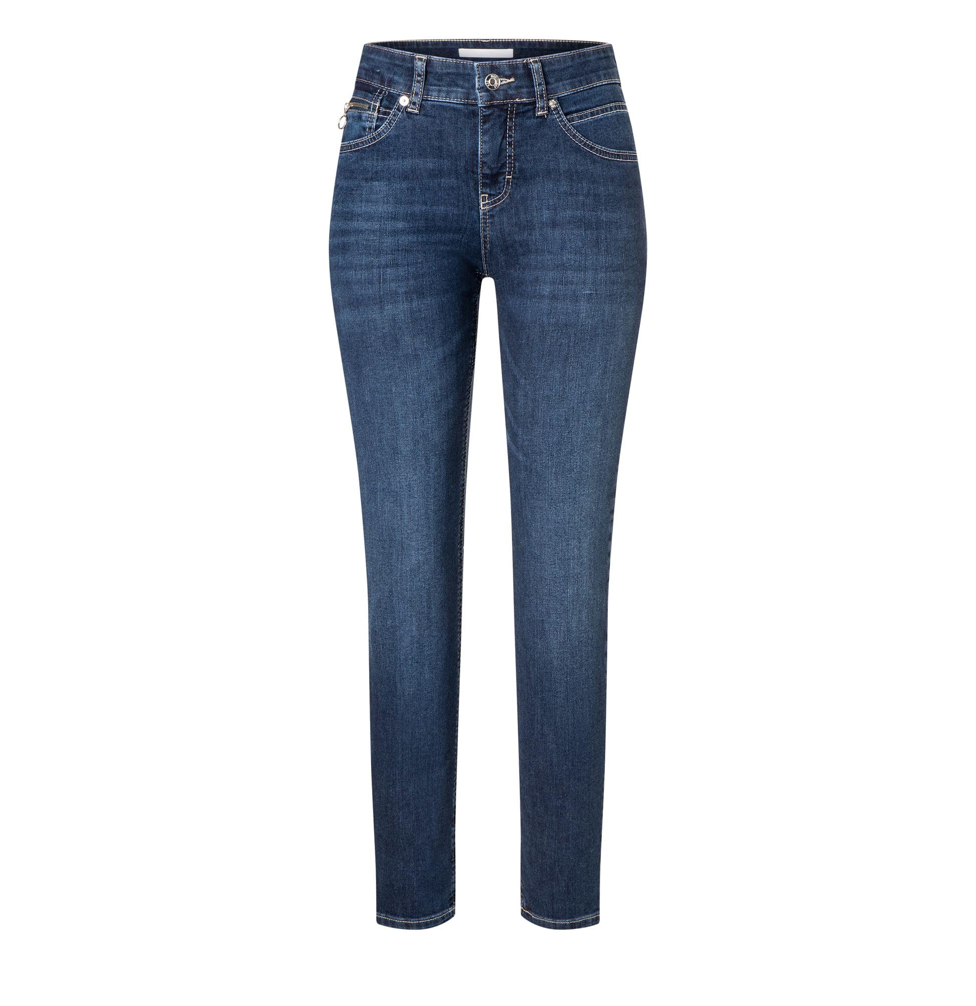 MAC Jeans Damskie dżinsy Slim Spodnie Damskie (5940-90) D845 (New Basic wash), 4430
