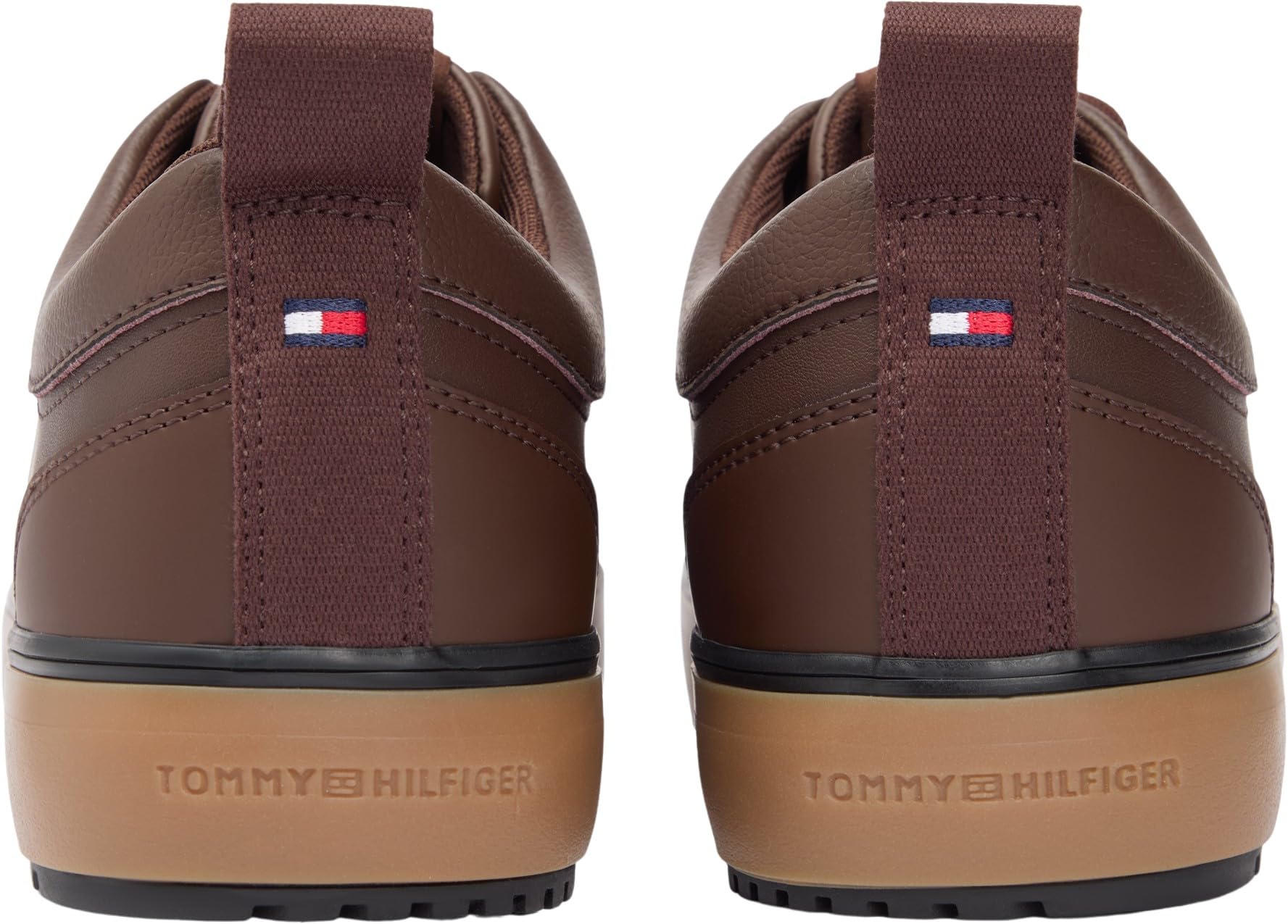 Tommy Hilfiger Harlem Core Cleat Lth Mix Fm0fm05702, Basso Top Uomo