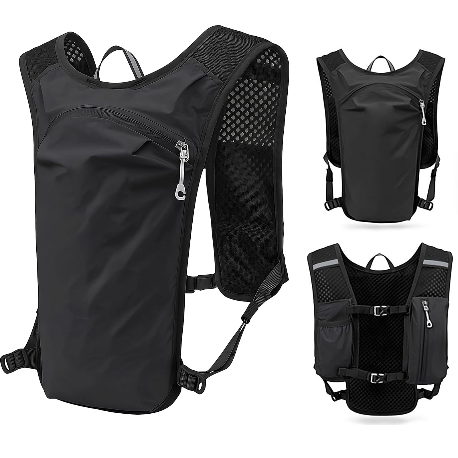 InfiniZer Running Vest For Men Women Lightweight Breathable Hydration Backpack Functional Reflective Running Vest For Cycling Hiking Marathon - 1