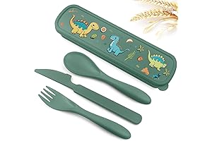 Teivio Dinosaur Chomp Utensils