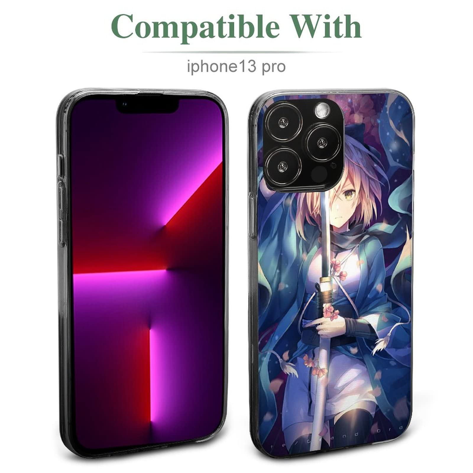 Fate/Grand Order × GLD desgn phoneケース 沖田オルタ レーザー加工