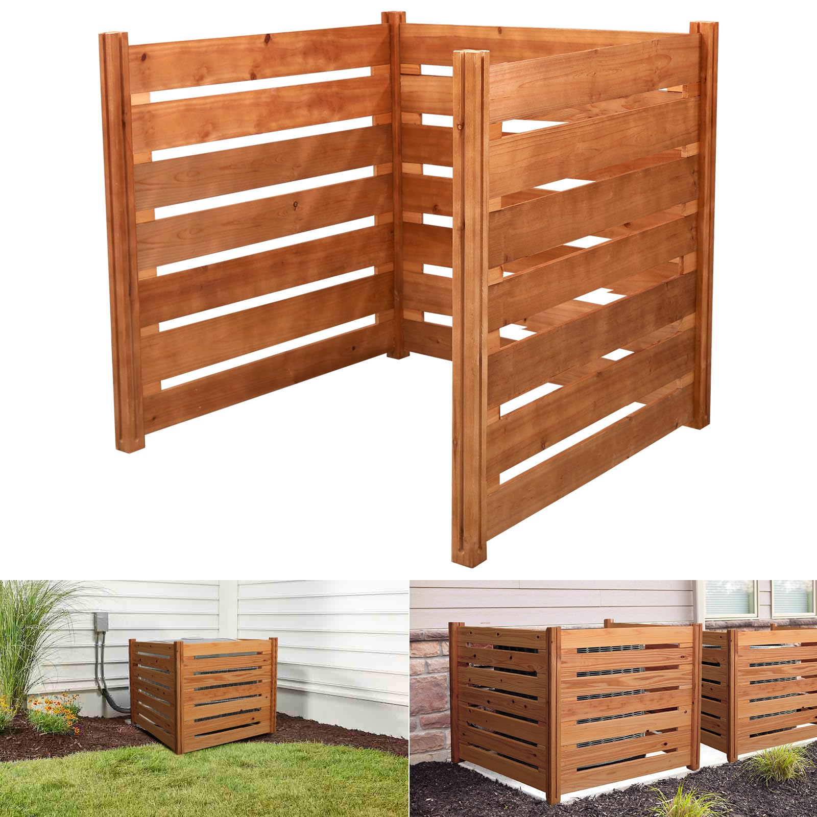 JOGEPEYO Wooden Privacy Fence