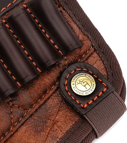 Miniatura 6 de TOURBON Reposamuñecas de cuero con soporte de carcasa de rifle
