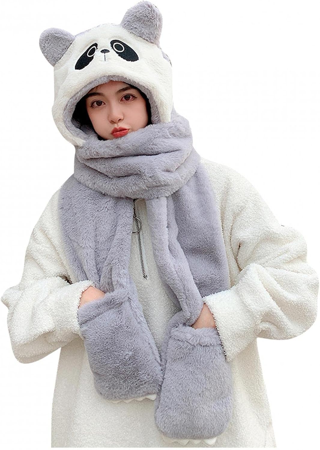 Women's scarf gloves next Clearance