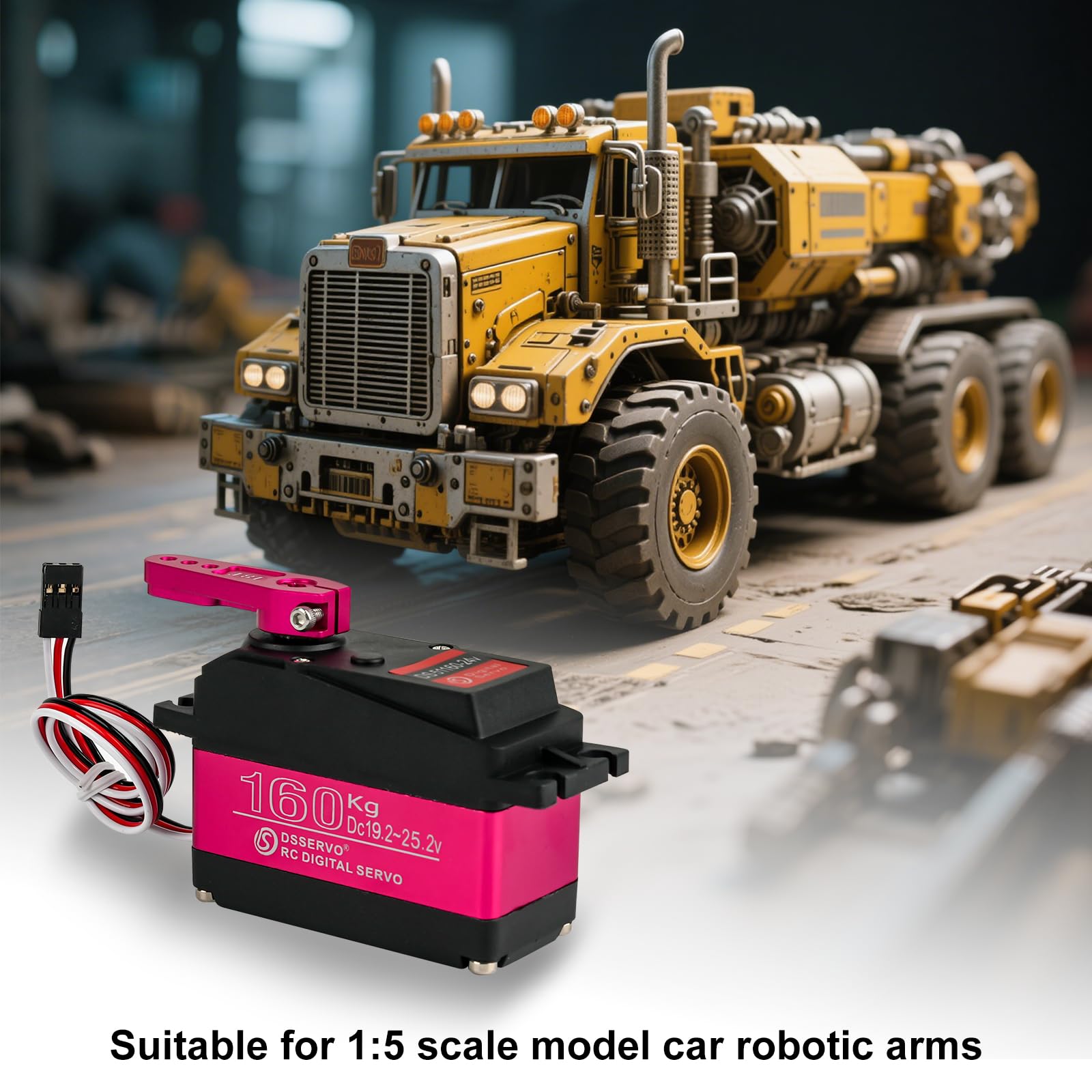 DS51160 160KG RC Digital Servo 270 Grad Wasserdicht Großes Hohes Drehmoment Servos Vollmetall Getriebe für RC Flugzeug Quadcopter Hubschrauber Roboterarm