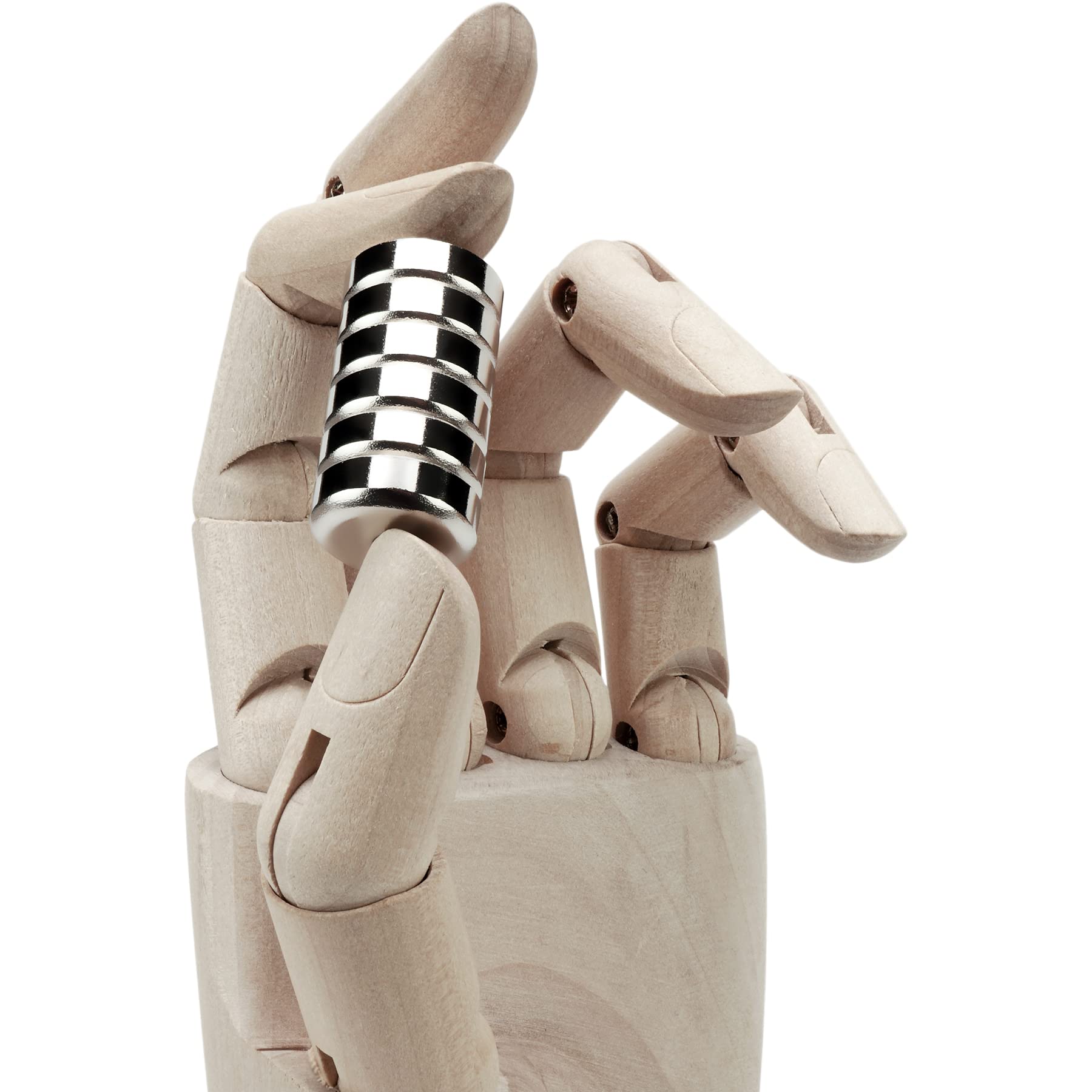 Magneti Per Fissaggio 2 Magneti Al Neodimio Piatti Con Foro D16x5 Mm - Potenza 5 Kg, Con Filettatura Per Viti Magneti A Pozzetto Con Foro D16x5 - Foto 2