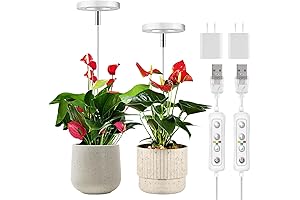 Adjustable Rechargeable Grow Light: Full Spectrum for Indoor Plants' Growth Journey
