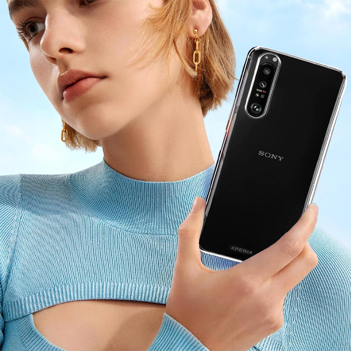 Amazon.co.jp: Xperia 1 II ケース クリア 黄変防止 アローズ xperia 1