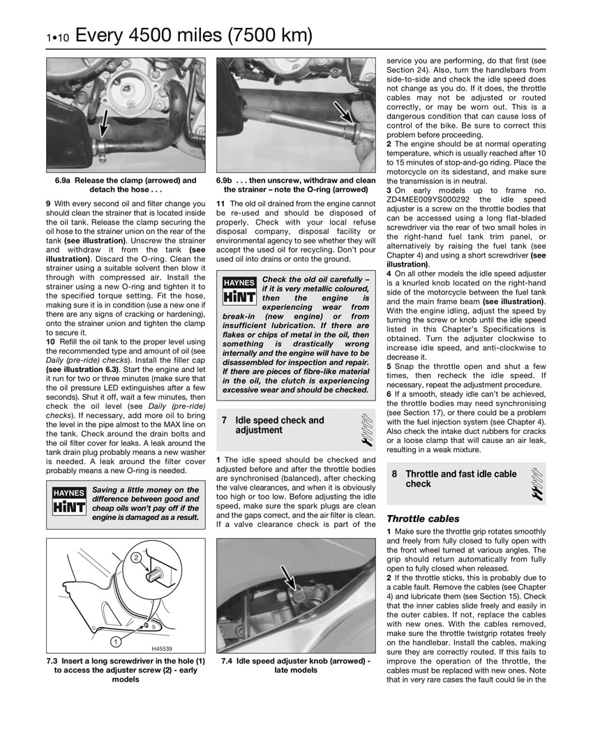 BMW R1200 dohc (10 - 12) Haynes Repair Manual: '10 to '12 (Haynes Service and Repair Manual)