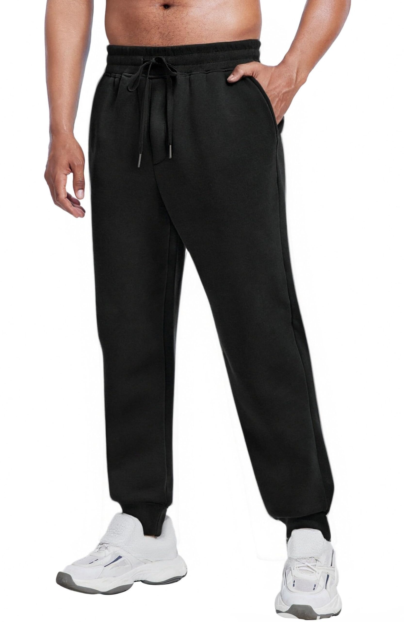 TOMEEK Trainingspak voor heren voor de winter, thermo-fleece