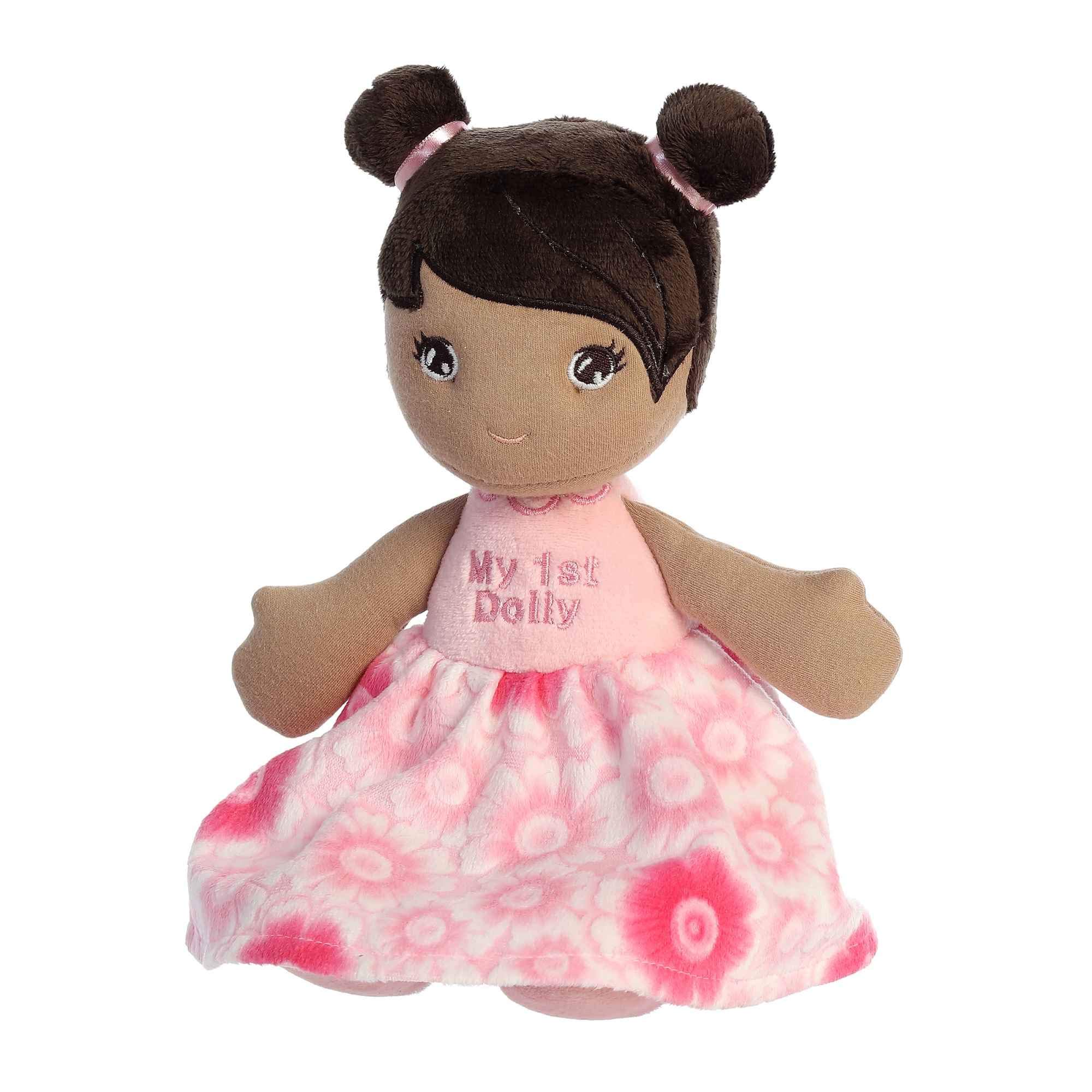 Aurora(r) Elegant First Doll Baby Stuffed Doll - Imaginative Play - Stylish Companions - Pink 12 Inches - Image 5