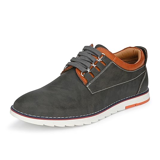 Centrino Men's Dress Smart Casual Shoes Oxfords Walking, Office Comfortable and Classy Sneakers with Extra Comfort (3323)