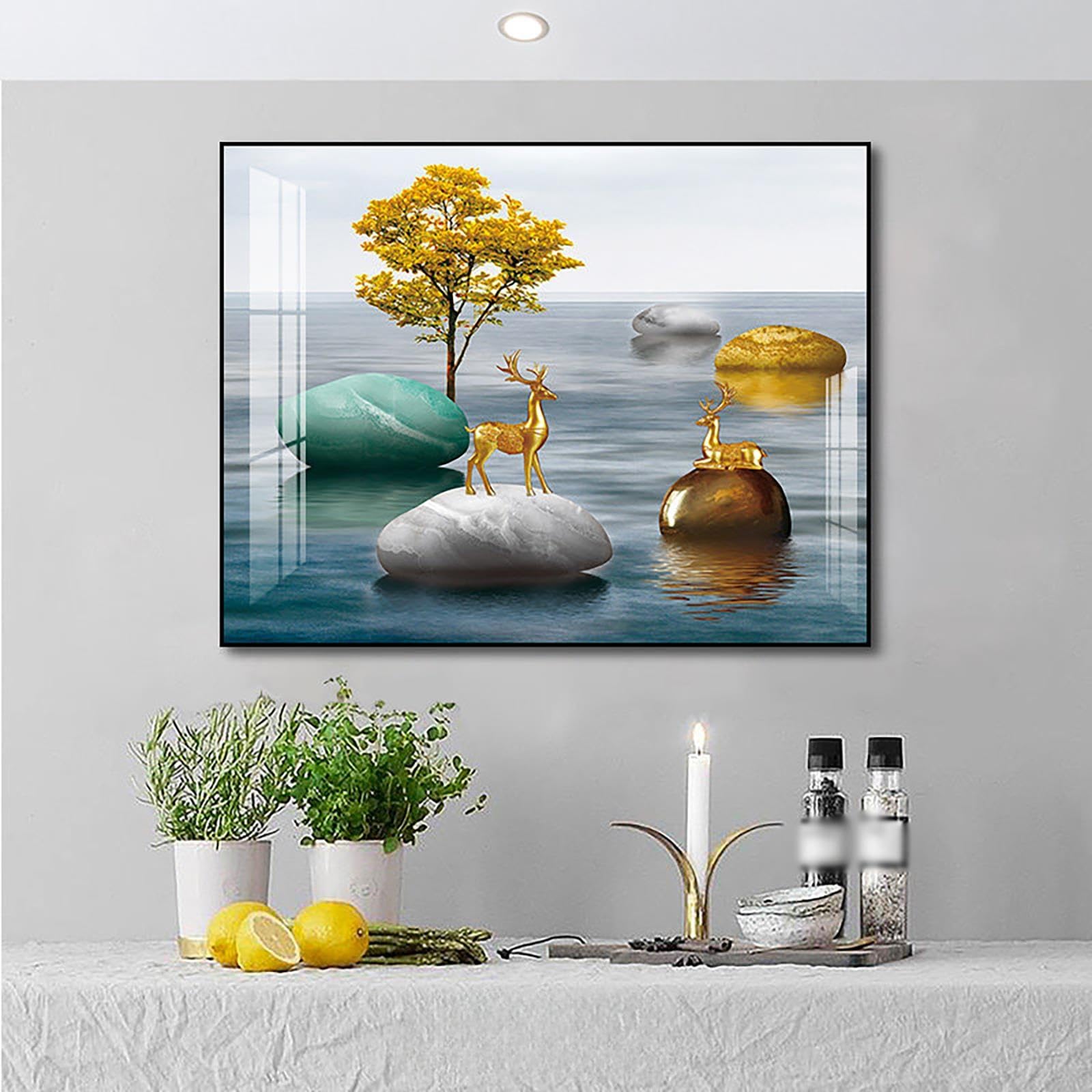 Cubre Cuadro Eléctrico Decorativo, Estilo Nórdico, Cristal, Sin Perforar