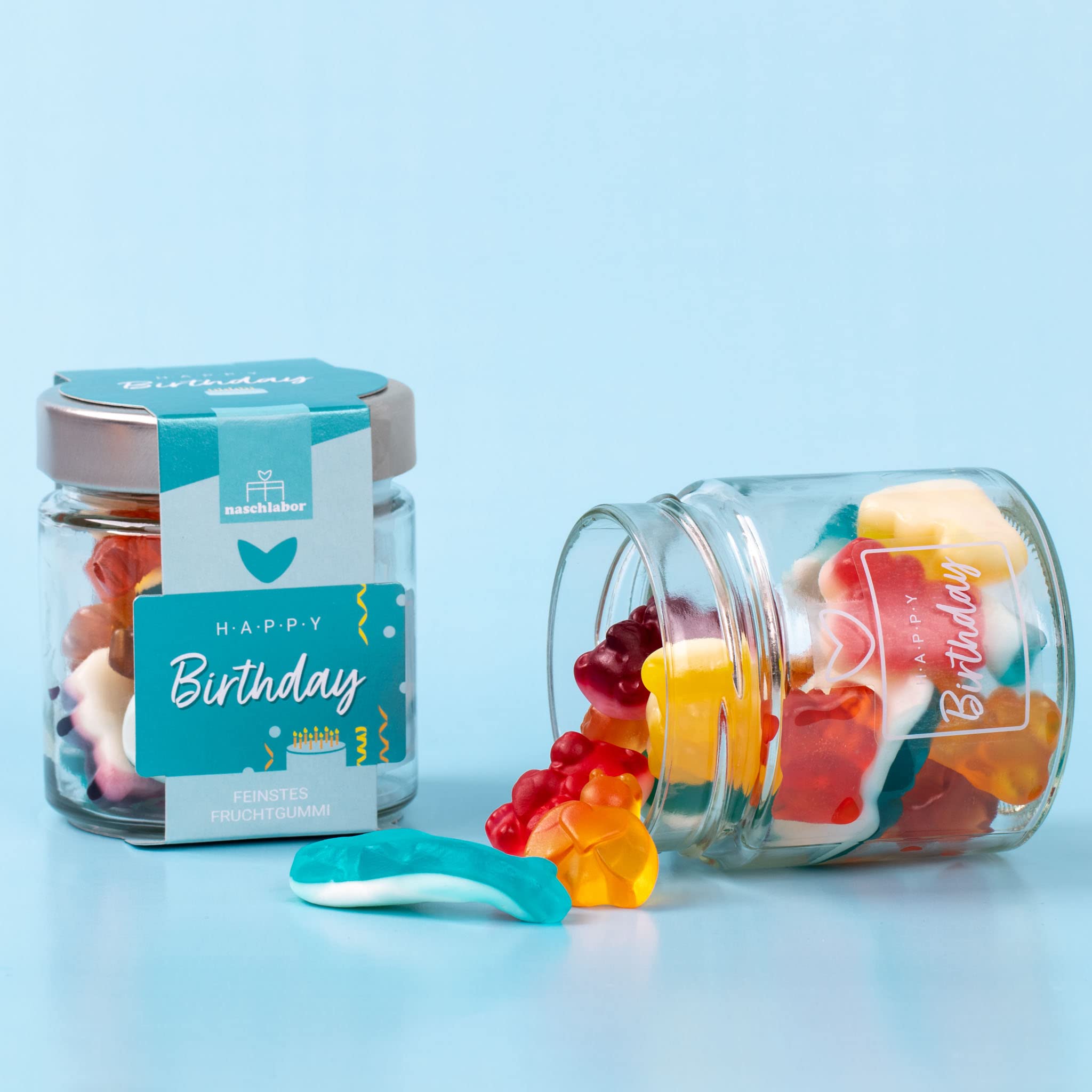 Happy Birthday - Süßes Geburtstagsgeschenk | 120g Fruchtgummi