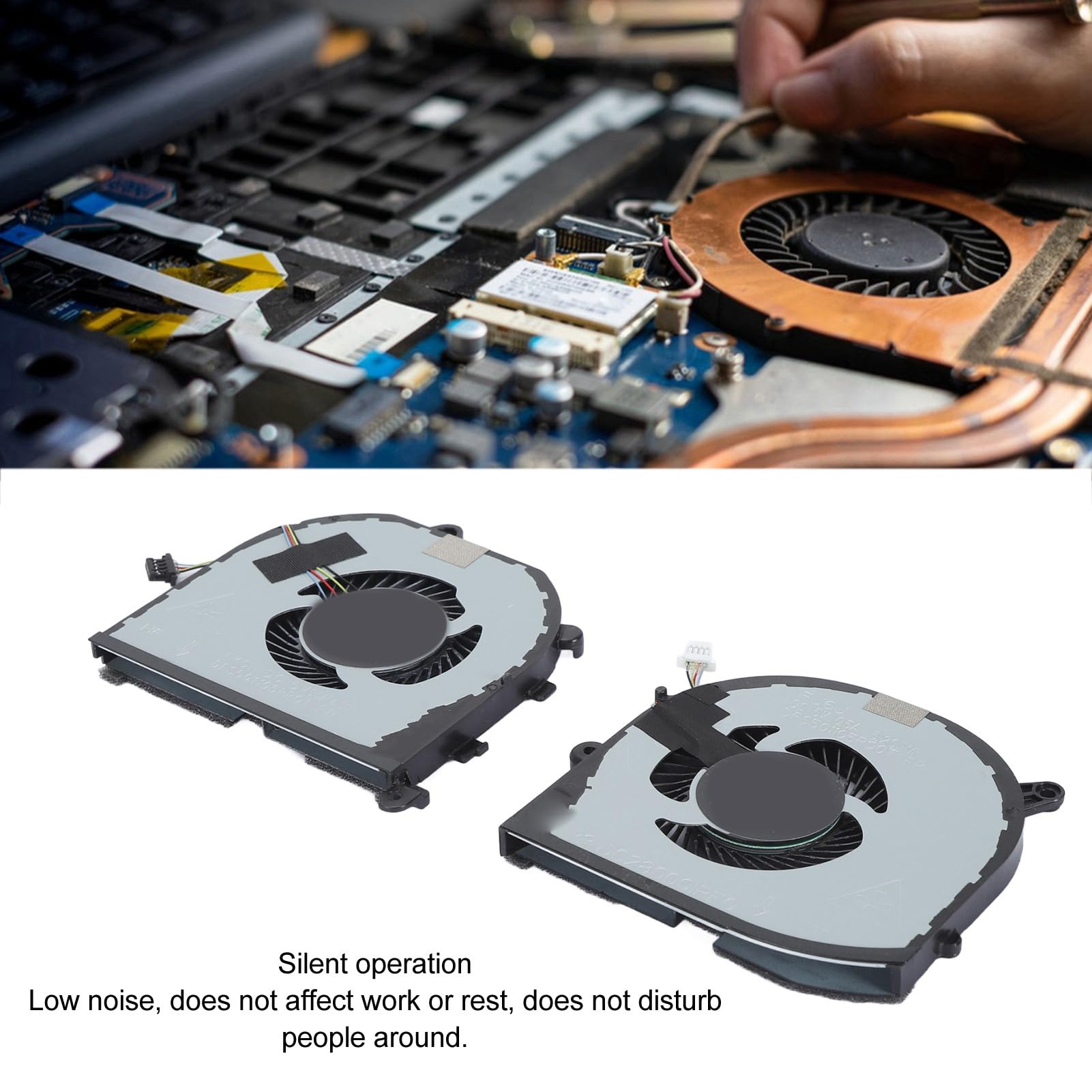 Ventola di Raffreddamento CPU GPU per XPS 15 9570 XPS 15 7590, per Serie 5530 5540, per 008yy9 0tk9j1 Tk9j1 08yy9, Ventola di Raffreddamento CPU GPU a 4 Pin, Ventola di