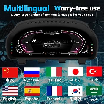 Amazon.com: 12.3in Car LCD Screen Meter Multimedia Cockpit