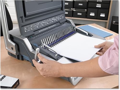 Miniatura 5 de fellowesamp RegSistema de canutillo Galaxy, 500hojas, 1958W x 1734d x 612H, GrisSe Vende como 1cadadiseñado para uso frecuente, ideal para