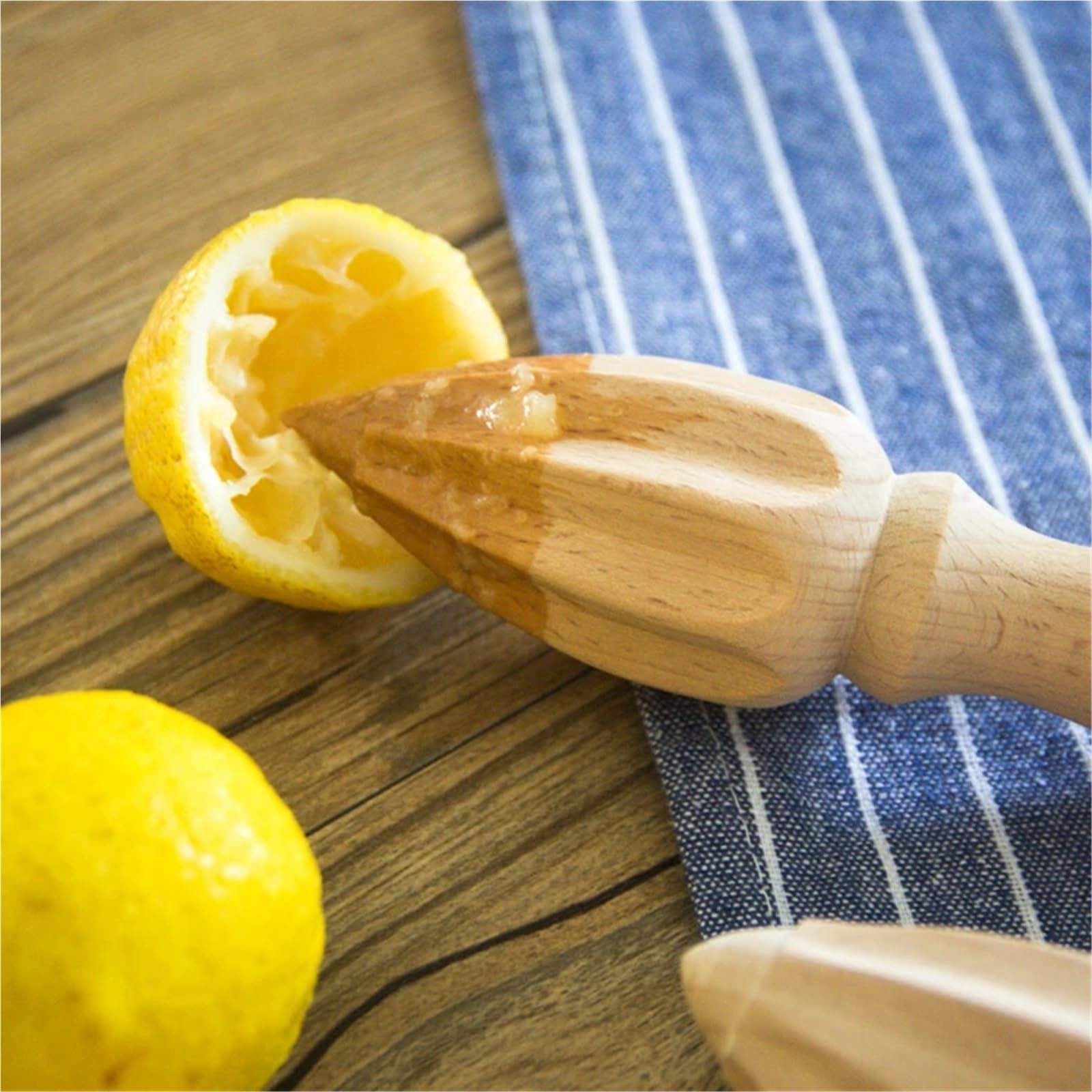 2 uds., serie de madera maciza, martillo limón haya, exprimidor Manual creativo, utensilio cocina, frutas Para Cocina Bar
