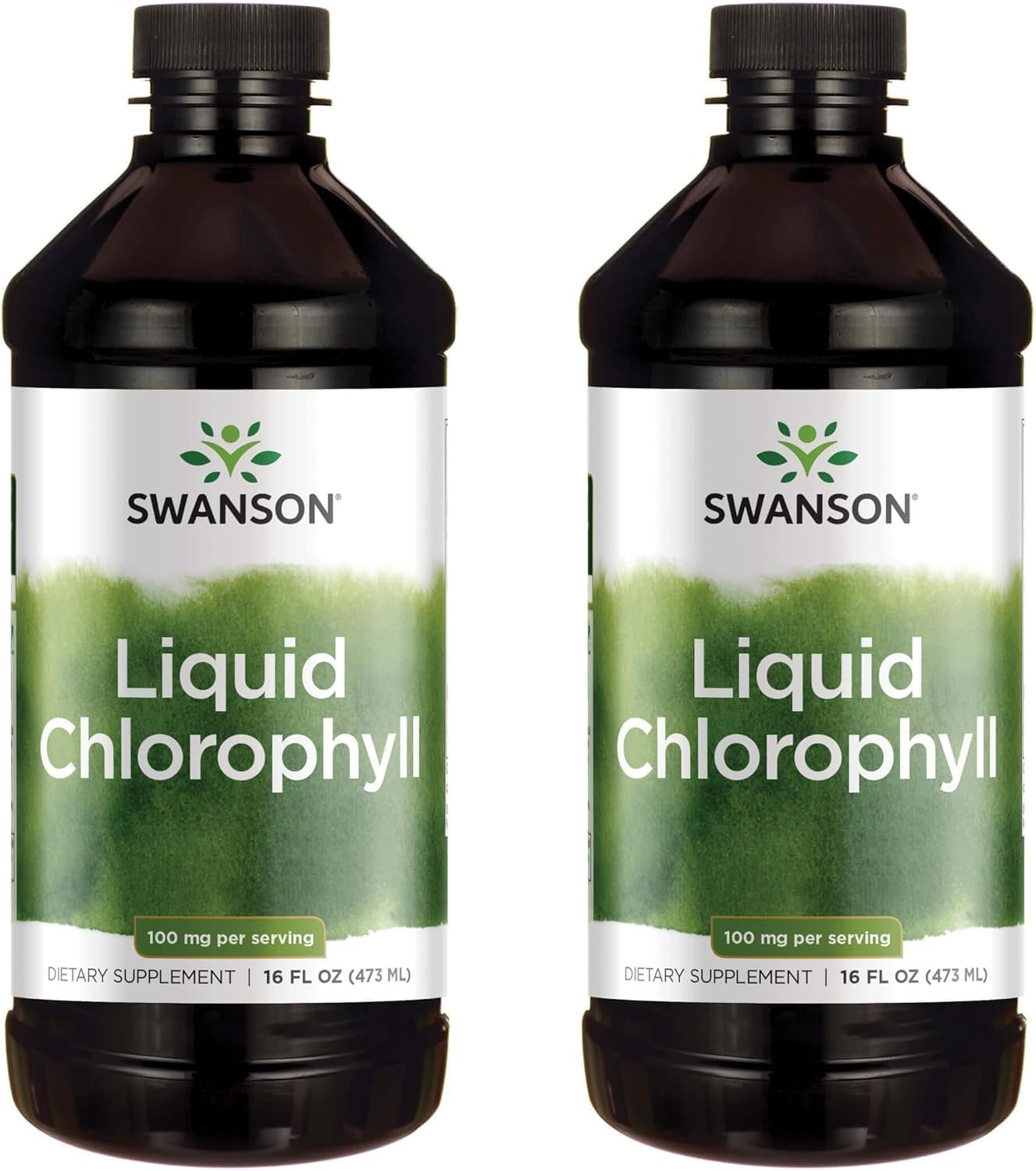 Swanson Liquid Chlorophyll (16 fl oz Bottle), 2 Pack 16 Fl Oz (Pack of 2)