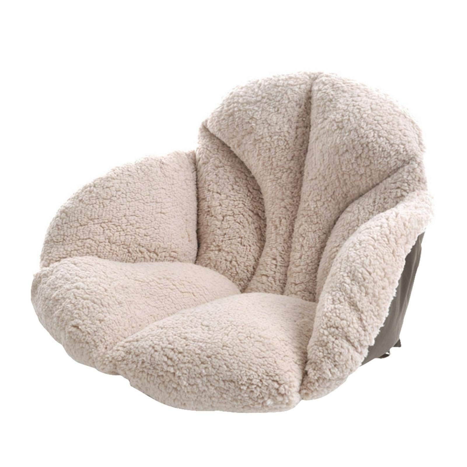 Neckip As Shown 1Pc Seat Pad Lumbar Back Support Cushion Seat Cushion For Armchair Chair Or Car, Chair And Wheelchair,58X39x39 Cm