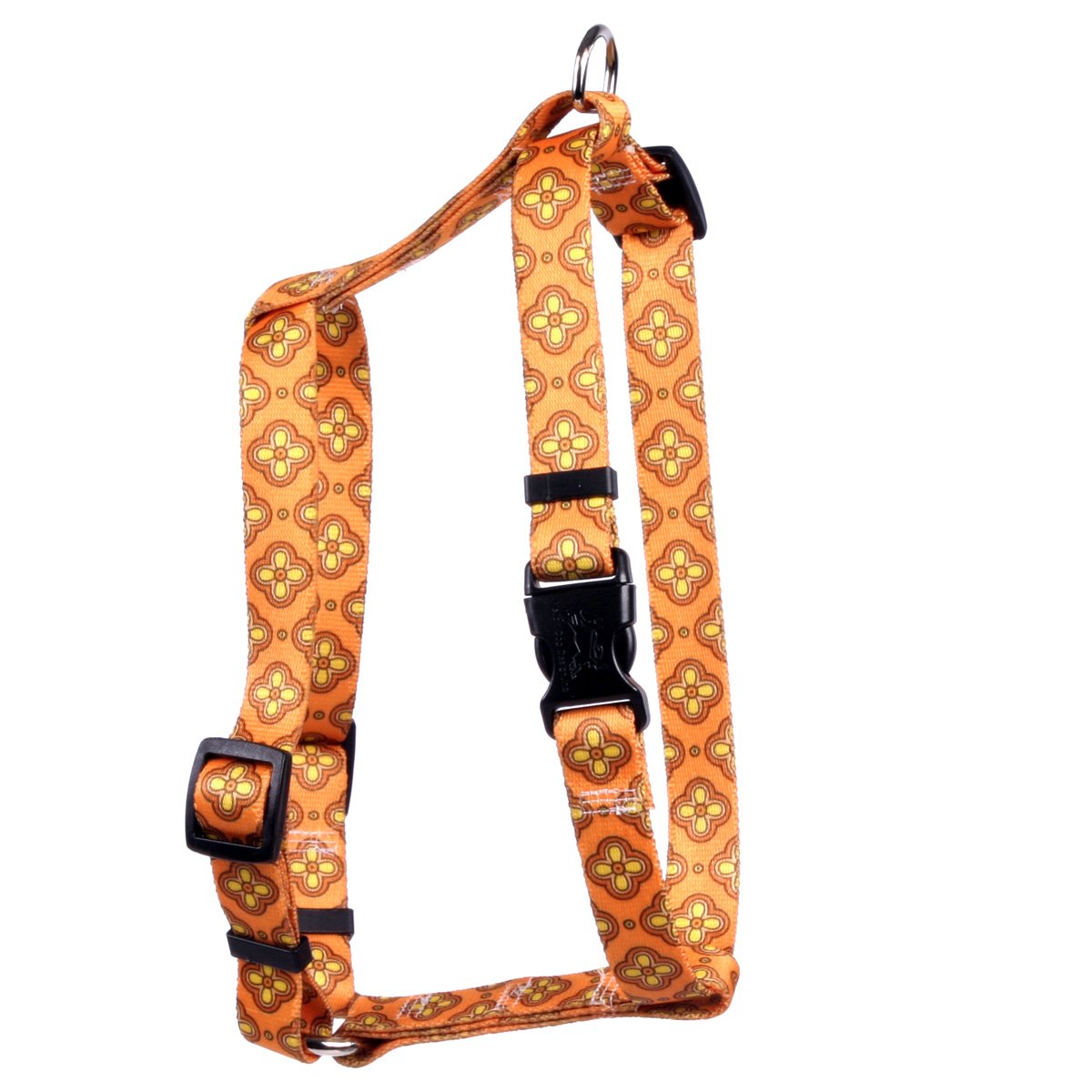 Amazon.com : Yellow Dog Design Cleo Orange Roman Style H Dog Harness, Large  : Pet Supplies