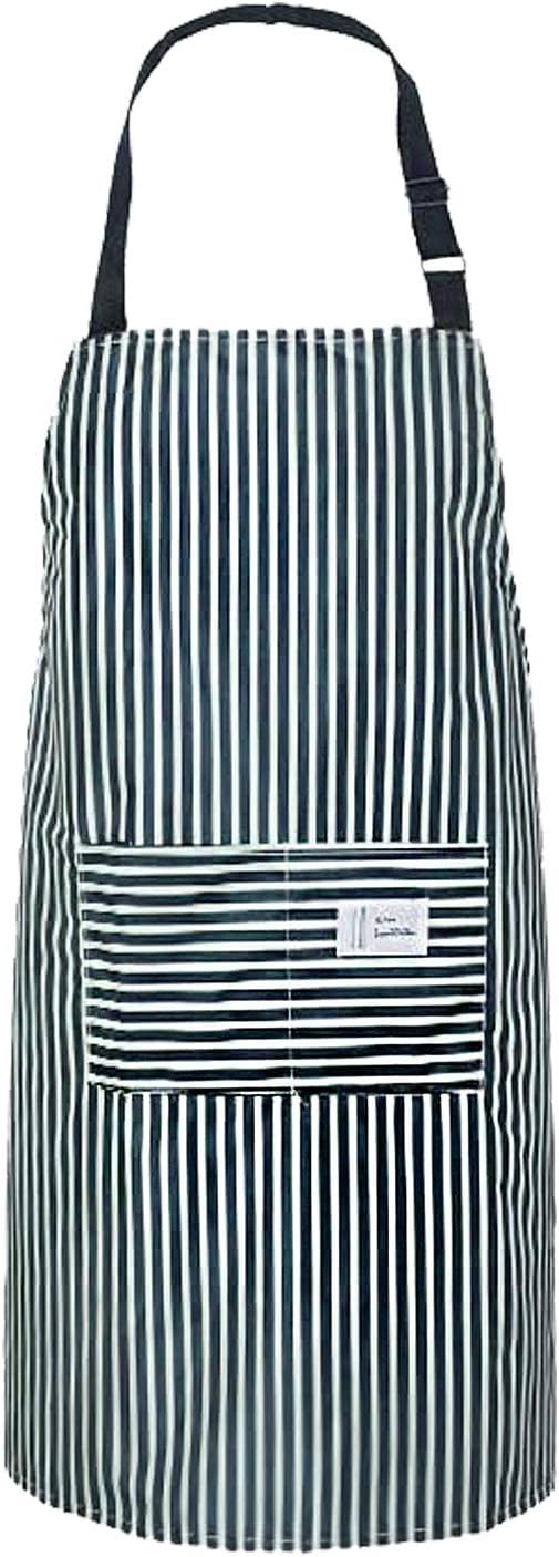 PVC Apron Kitchen Apron Waterproof Vinyl Cooking Apron with Pockets Wipe Clean Aprons Chef Apron