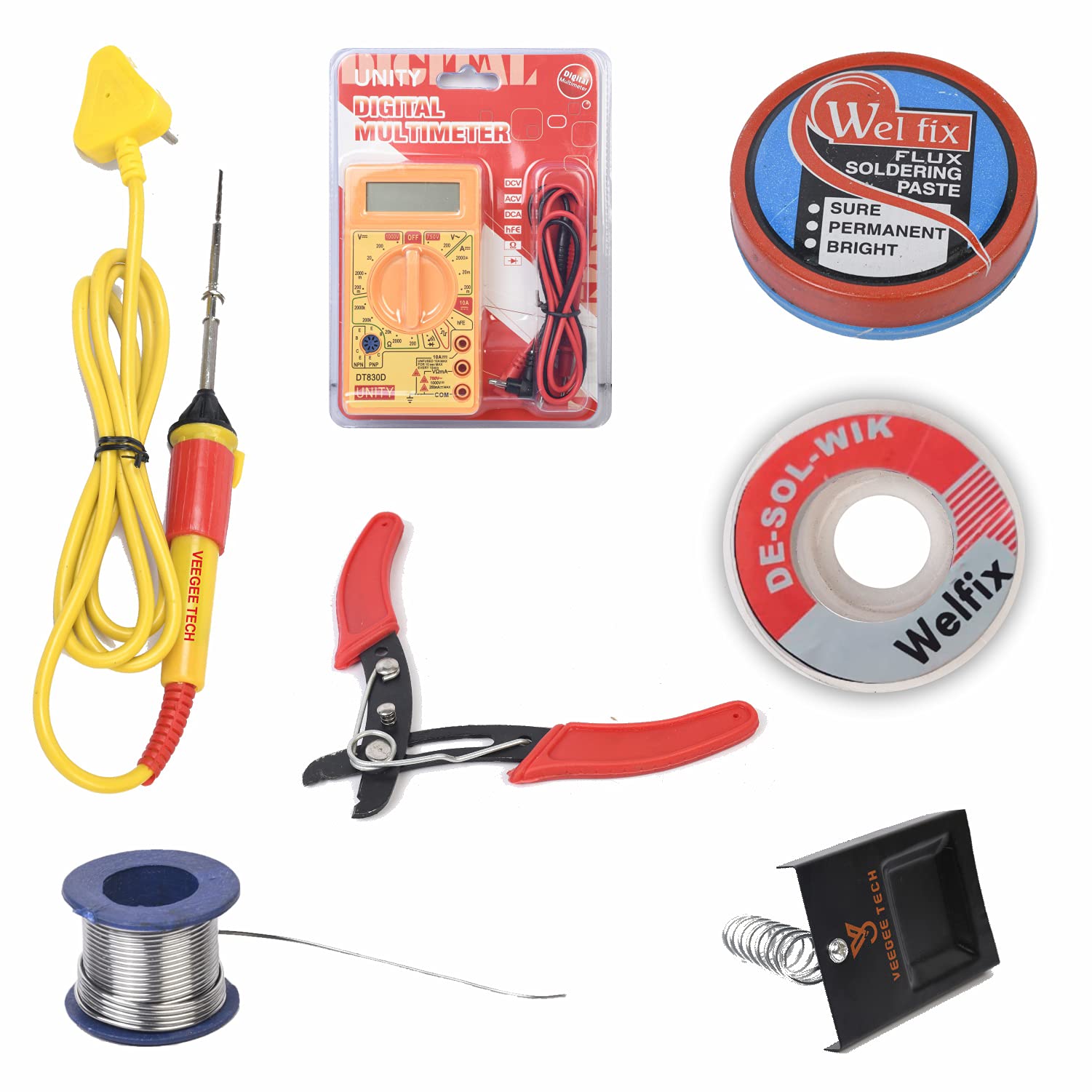 Buy VEEGEE TECH 7 IN 1 (C003) Solder Iron kit, Electric 25W Soldering