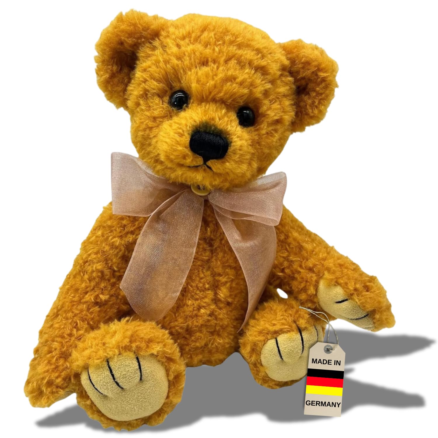 Pluchiez pluche knuffelbeer beige 35 cm