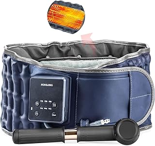 Decompression Back Belt with Heat for Lower Back - HONGJING Inflatable Lumbar Support Belt, One Size Fits 29-49 Waist