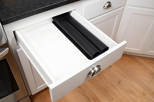 Miniatura 52 de Gasare - Juego de 2 manteles de silicón extra grandes, extra gruesos, protectores de encimeras, resistentes al calor, antiderrapantes, impermeables