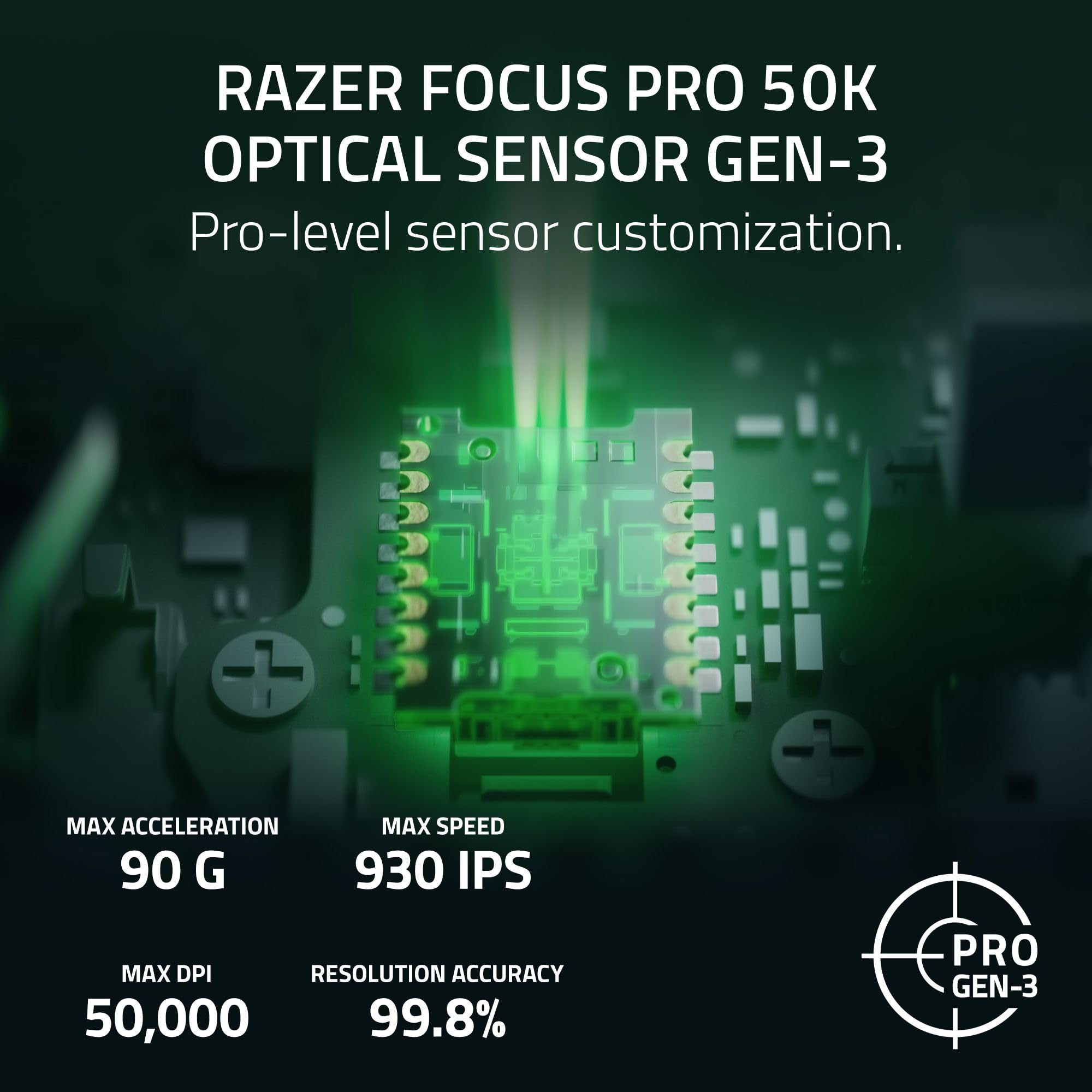 Razer Ratón inalámbrico para juegos Viper V4 Pro Esports: ultraligero, rápido y preciso, sensor óptico de 50K DPI, sondeo 8K, interruptores ópticos gen-4, rueda de desplazamiento, carga USB-C, para PC