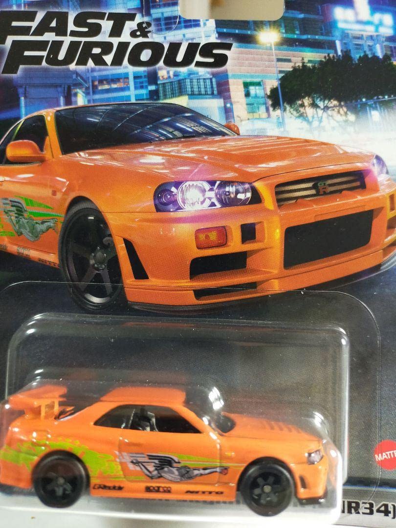 ホットウィール ワイルドスピード R34 スカイライン GTR Amazon | ワイルドスピード スカイライン GT-R R34 ホットウィール