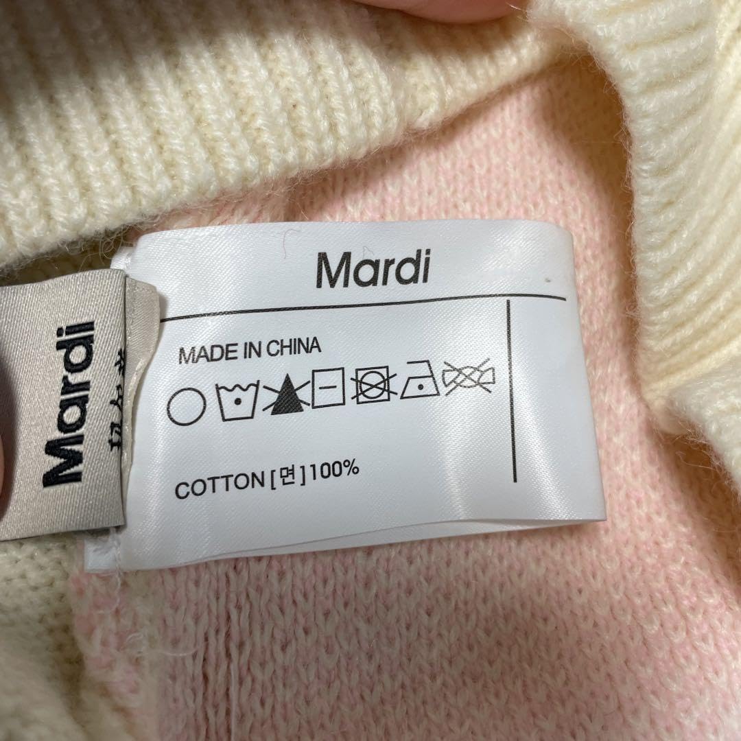 Amazon.co.jp: Mardi マルディメクルディ シグネチャープリント ニット