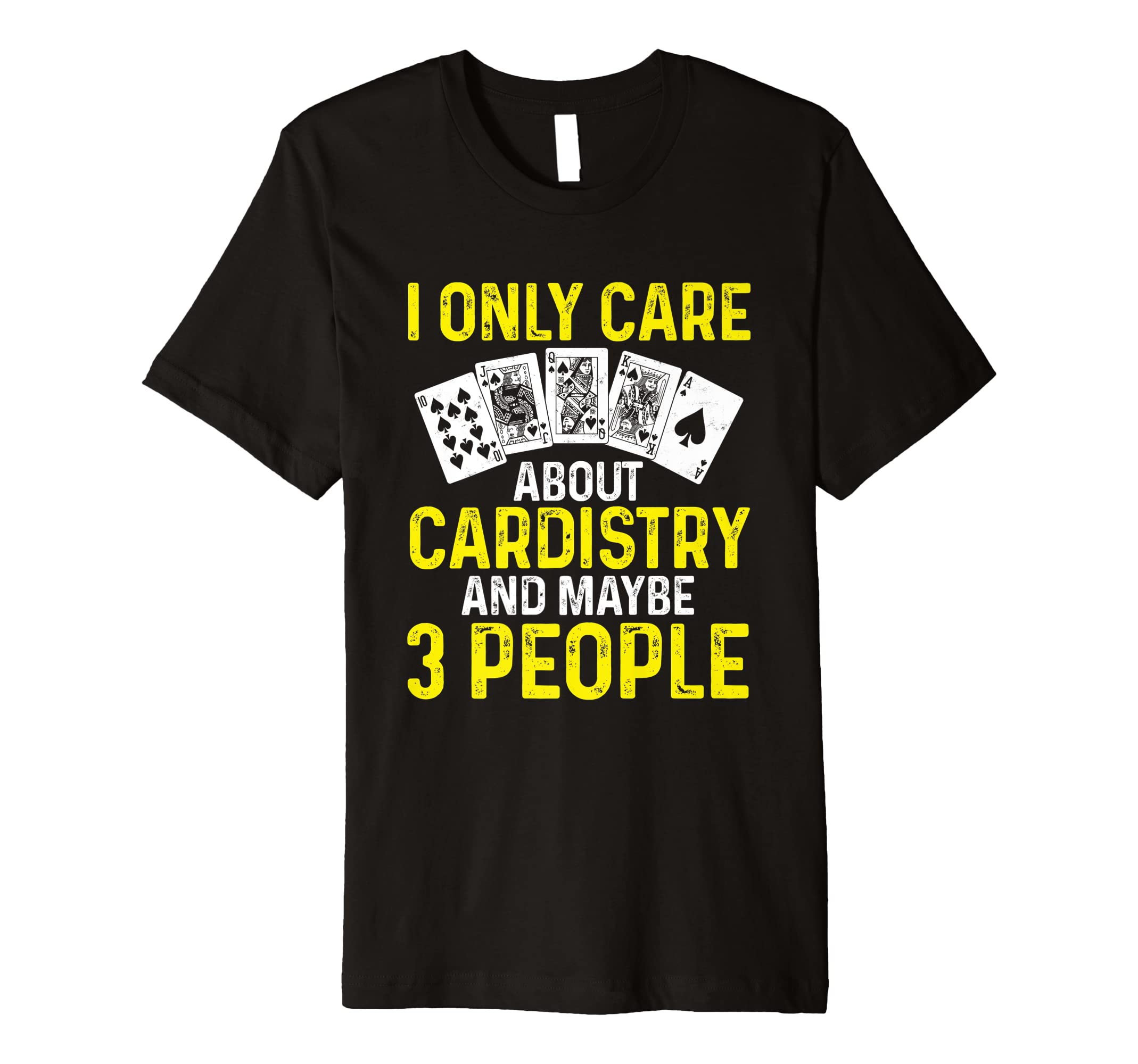 Cardistry Artist Magic Artist Card Decks Playing Cards Premium T-Shirt