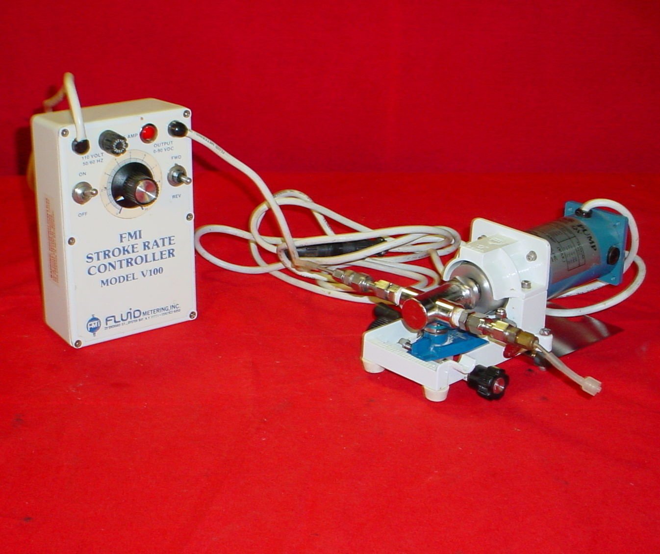 Fmi Qv Drive w/ "Q" Pump Head & V100 Stroke Rate Controller 1 30 Day