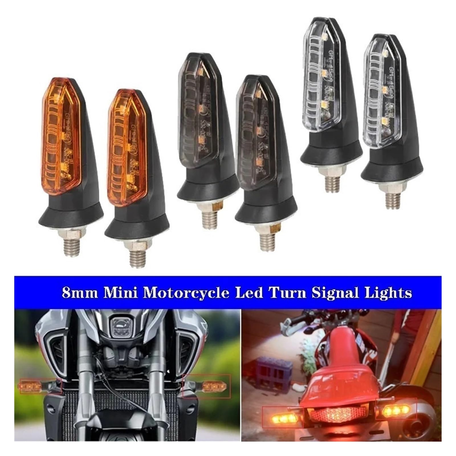 Clignotant LED pour Moto Clignotant Indicateurs